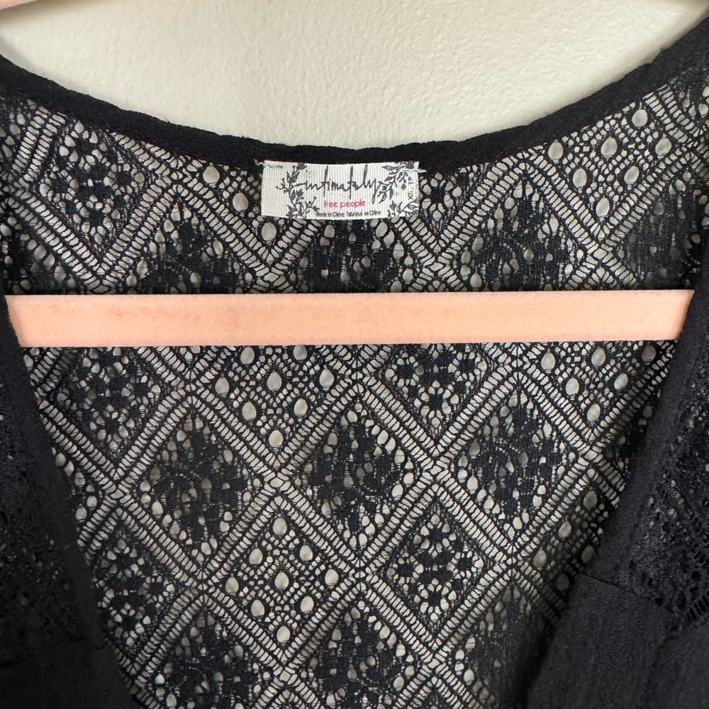 Free People | Intimately FP Carolina Mini Dress Black | XS - Picture 7 of 11